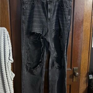 American Eagle Outfitters Black High Rise Jeans